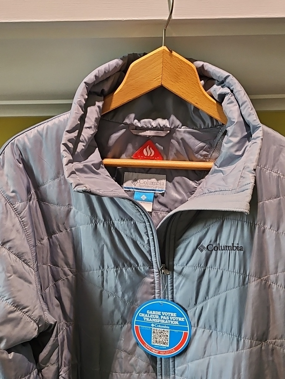 Columbia Omni Heat NWT Slate Blue Jacket Size Women's 2X - Picture 3 of 12